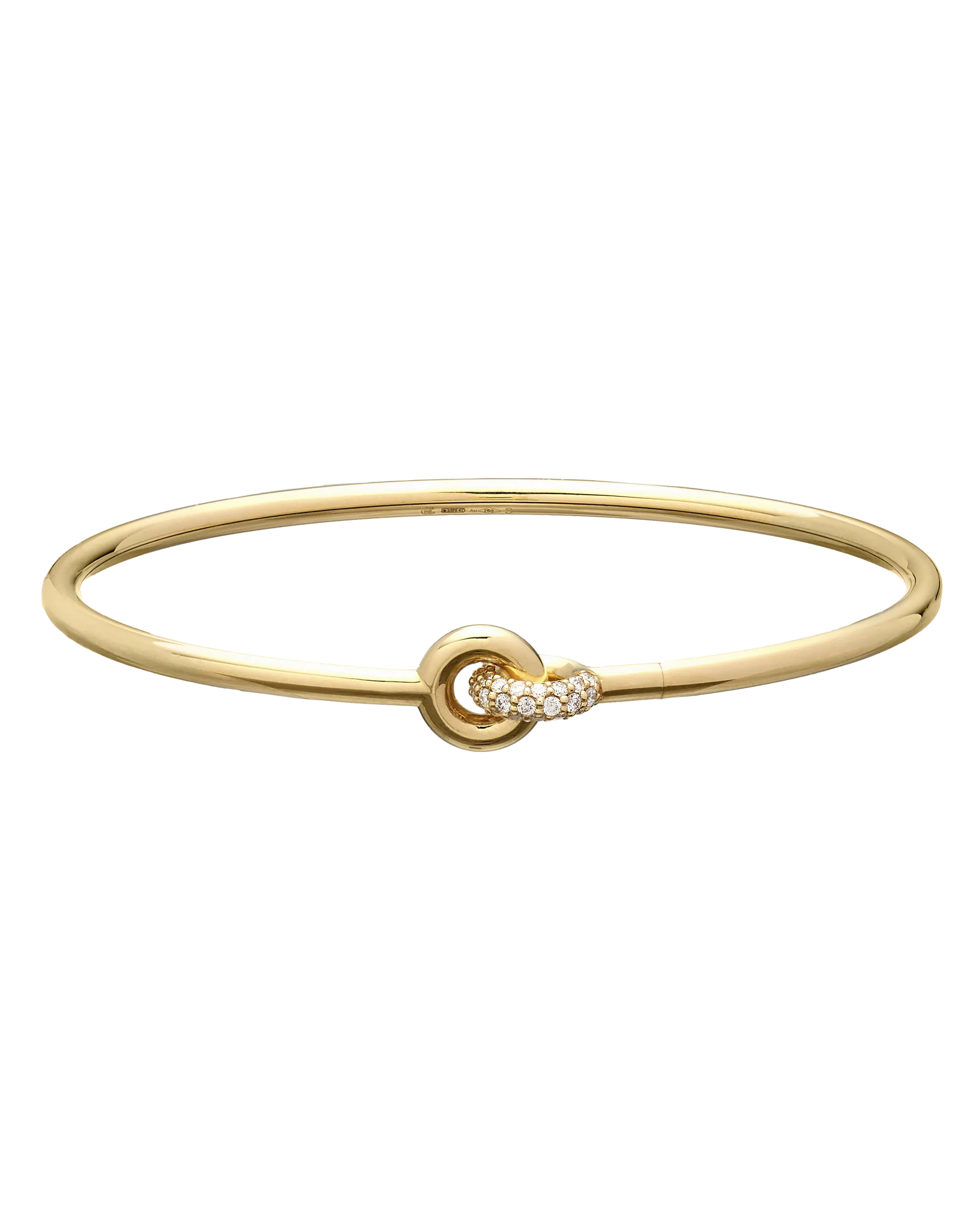 シャルロットシェネ　ブレスレット　18金(750) ホワイトダイヤモンド bracelet_twinpave_1.png?auto=